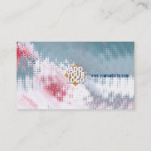 抽象型プラチナ名刺 名刺 (裏面)