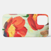 抽象型枠の花柄。デザイン Case-Mate iPhoneケース (裏面 (横))
