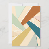 抽象幾何学図形 サンキューカード (正面)