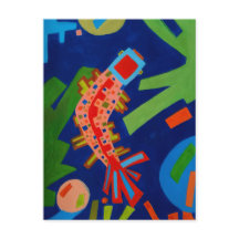 抽象概念，魚，鯉，鯉，キュビズム