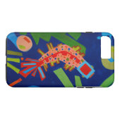 抽象概念，魚，鯉，鯉，キュビズム Case-Mate iPhoneケース (裏面(横))