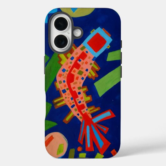 抽象概念,魚,鯉,鯉,キュビズム Case-Mate iPhoneケース (裏面)