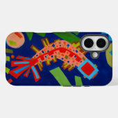 抽象概念,魚,鯉,鯉,キュビズム Case-Mate iPhoneケース (裏面 (横))