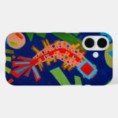 抽象概念，魚，鯉，鯉，キュビズム Case-Mate iPhoneケース (裏面 (横))