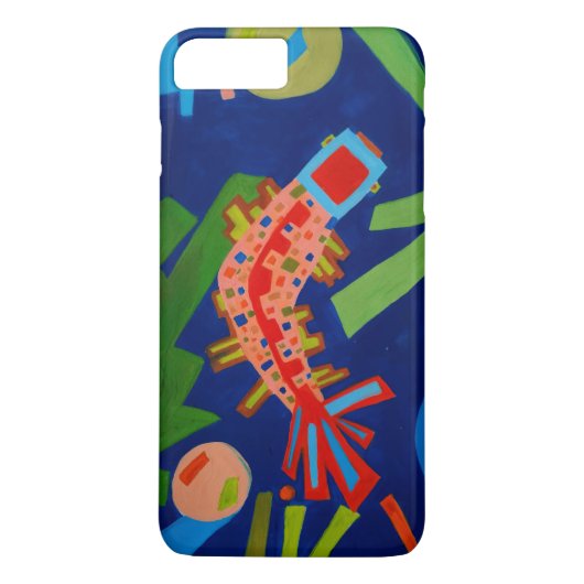 抽象概念，魚，鯉，鯉，キュビズム Case-Mate iPhoneケース (裏面)