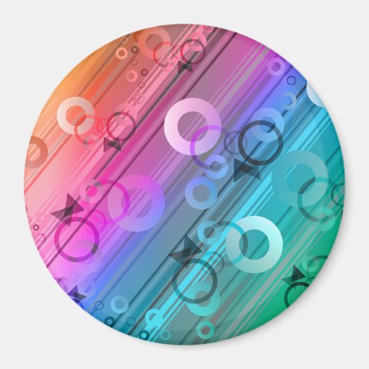 抽象構成 マグネット (正面)