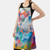 抽象油絵。クリエイティブデザイン背景 エプロン (インサイチュ)