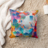 抽象油絵。クリエイティブデザイン背景 クッション (ブランケット)