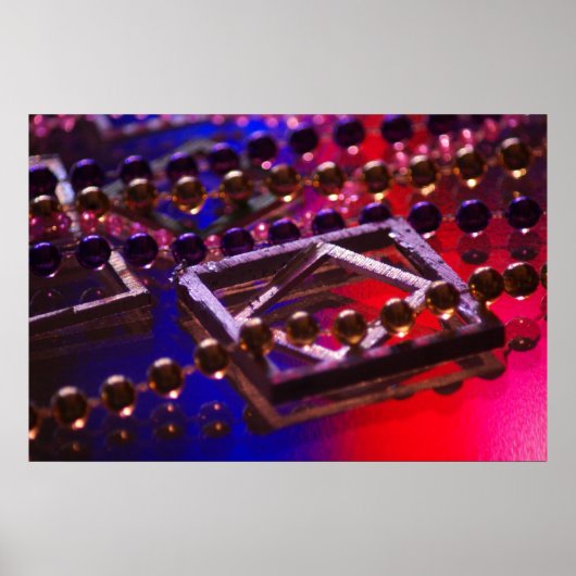 抽象照明ポスター ポスター (正面)