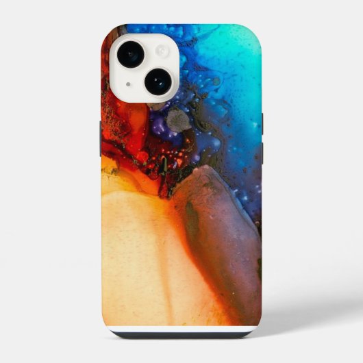 抽象画アート iPhoneケース (裏面)