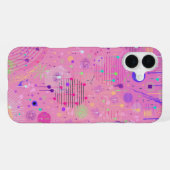 抽象画 フルーツサラダの季節 iPhoneケース (裏面横)