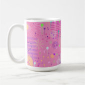 抽象画 フルーツサラダ コーヒーマグカップ (左)
