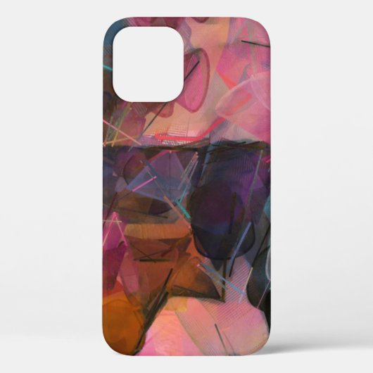 抽象画。油絵。モダンインプレッショニズム Case-Mate iPhoneケース (裏面)