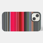 抽象画 #1: 赤とグレーの Case-Mate iPhone カスケース iPhoneケース (裏面横)