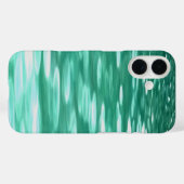 抽象画 #3: グリーン シマ― カゼメート iPhone カバー Case-Mate iPhoneケース (裏面 (横))