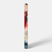 抽象画 iPhoneケース (左側面)