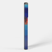 抽象画 iPhoneケース (右側面)