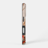 抽象画 iPhone 16ケース (右側面)