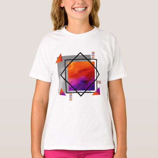 抽象画 Tシャツ (正面)