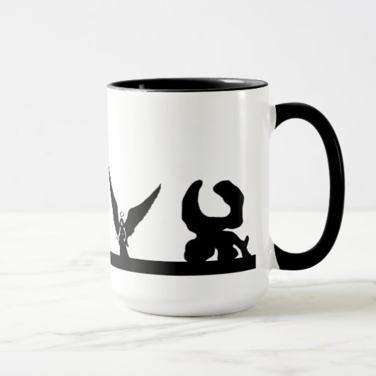 抽象的および天使のマグ マグカップ (右)
