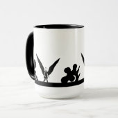 抽象的および天使のマグ マグカップ (正面左)