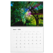 抽象的およびMixed Media 2025 MultiMediaSusan カレンダー (3月 2026)