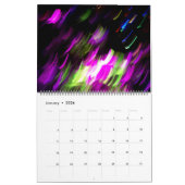 抽象的およびMixed Media 2025 MultiMediaSusan カレンダー (1月 2026)