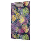 抽象的でかわいい水玉模様の円 クリップボード (左)