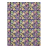 抽象的でかわいい水玉模様の円 テーブルクロス (正面)