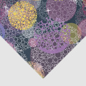 抽象的でかわいい水玉模様の円 薄葉紙 (詳細)