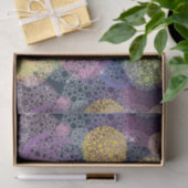 抽象的でかわいい水玉模様の円 薄葉紙 (ギフト)