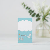 抽象的でかわいく美しいおもしろいの名刺のテンプレート 名刺 (スタンド正面)