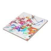 抽象的でカラフルなデザイン タイル (側面)