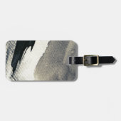 抽象的でグランジな背景、インク質。 4 ラゲッジタグ (正面横)