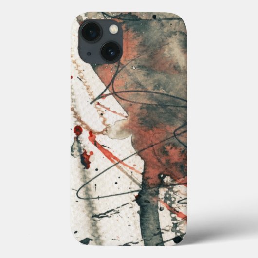 抽象的でグランジな背景、インク質。 5 Case-Mate iPhoneケース (裏面)
