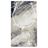 抽象的でグランジな背景。 水彩画、インク スモールペーパーバッグ (裏面)