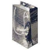 抽象的でグランジな背景。 水彩画、インク スモールペーパーバッグ (正面アングル)