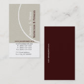 抽象的でシンプルでモダンでユニークなプロフェッショナルを青ざめさせて下さい 名刺 (正面/裏面)