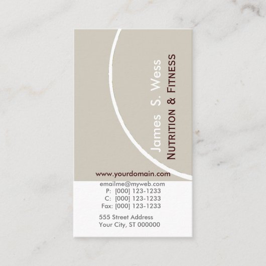 抽象的でシンプルでモダンでユニークなプロフェッショナルを青ざめさせて下さい 名刺 (正面)