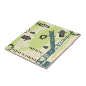 抽象的でハイテクな背景 タイル (側面)