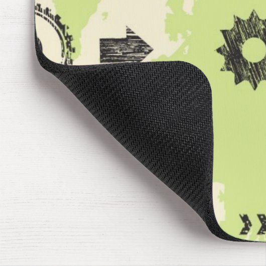 抽象的でハイテクな背景 マウスパッド (コーナー)