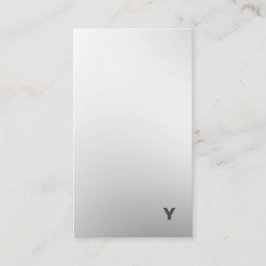 抽象的でミニマルな勾配の縦の名刺 名刺