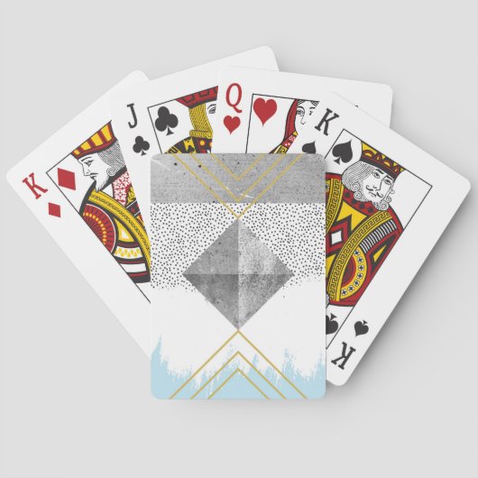 抽象的でモダンなデザイン トランプ (裏面)