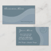 抽象的でモダンな名刺 名刺 (正面/裏面)