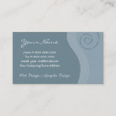 抽象的でモダンな名刺 名刺 (裏面)