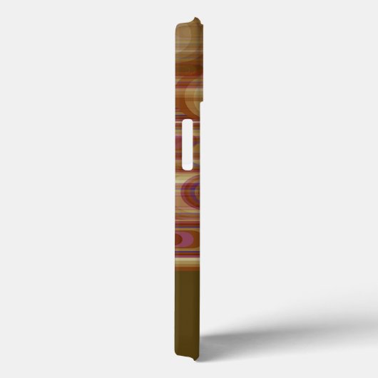 抽象的でモダンな紫色のレトロの白熱ポッドの電話箱 Case-Mate iPhoneケース (裏面 / 右)