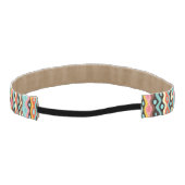 抽象的で多彩なパターン アスレチックヘッドバンド (裏面)