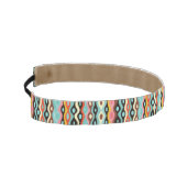 抽象的で多彩なパターン アスレチックヘッドバンド (左)