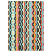 抽象的で多彩なパターン クリップボード (裏面)