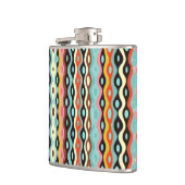 抽象的で多彩なパターン フラスク (左)